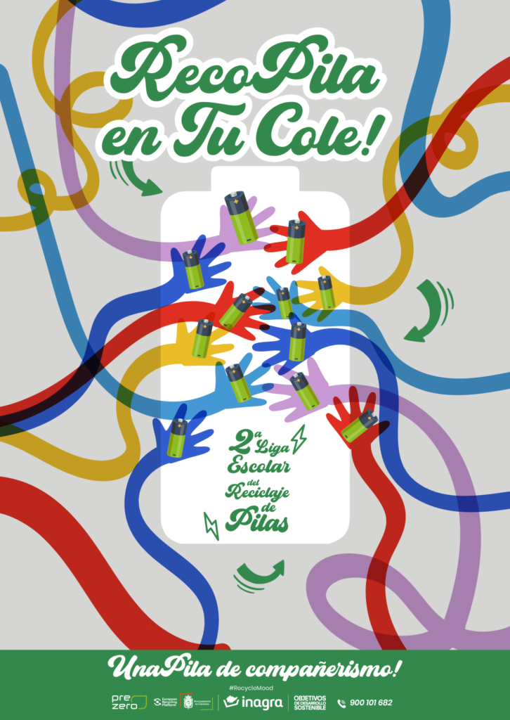 Cartel - 2ª Liga Escolar de Reciclaje de Pilas - 2ª Liga Escolar de Reciclaje de Pilas